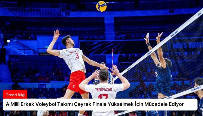 A Milli Erkek Voleybol Takımı Çeyrek Finale Yükselmek İçin Mücadele Ediyor