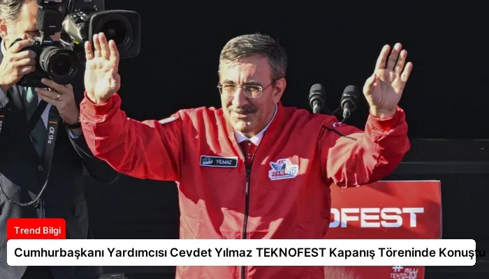 Cumhurbaşkanı Yardımcısı Cevdet Yılmaz TEKNOFEST Kapanış Töreninde Konuştu