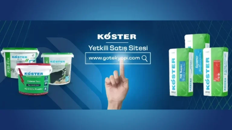 Su Yalıtımı İçin Köster Ürünleri Kullanmanın Avantajları