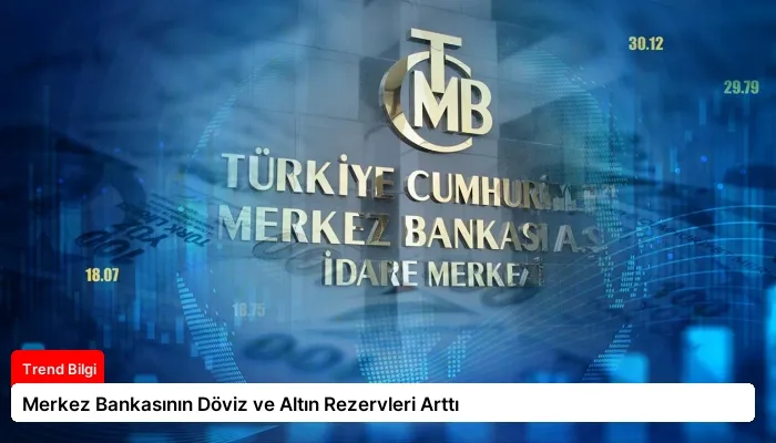Merkez Bankasının Döviz ve Altın Rezervleri Arttı