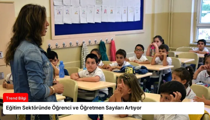 Eğitim Sektöründe Öğrenci ve Öğretmen Sayıları Artıyor