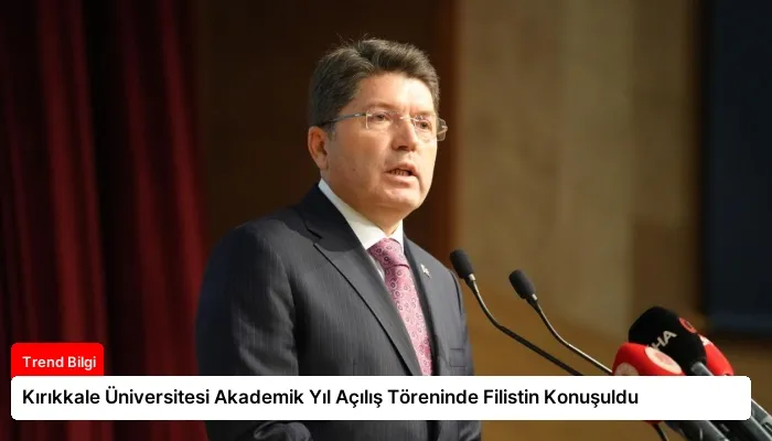 Kırıkkale Üniversitesi Akademik Yıl Açılış Töreninde Filistin Konuşuldu