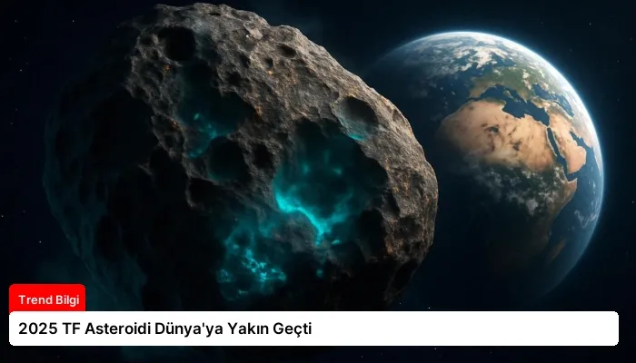2025 TF Asteroidi Dünya’ya Yakın Geçti