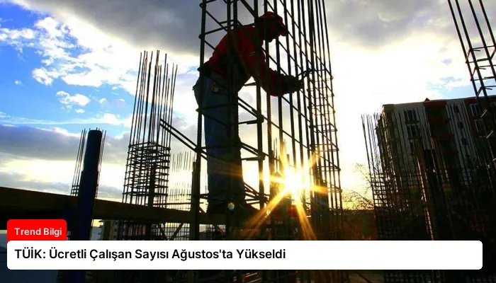 TÜİK: Ücretli Çalışan Sayısı Ağustos’ta Yükseldi