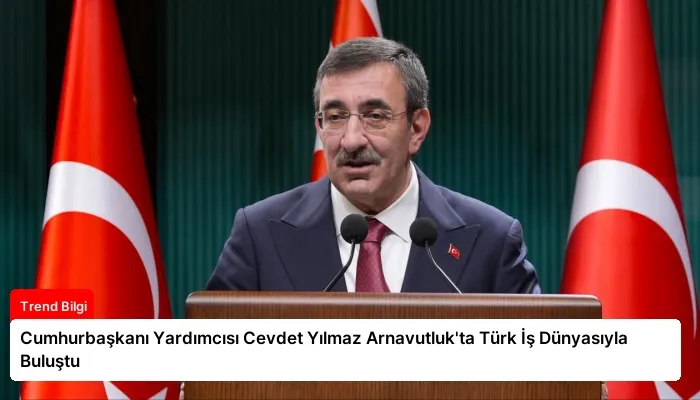 Cumhurbaşkanı Yardımcısı Cevdet Yılmaz Arnavutluk’ta Türk İş Dünyasıyla Buluştu