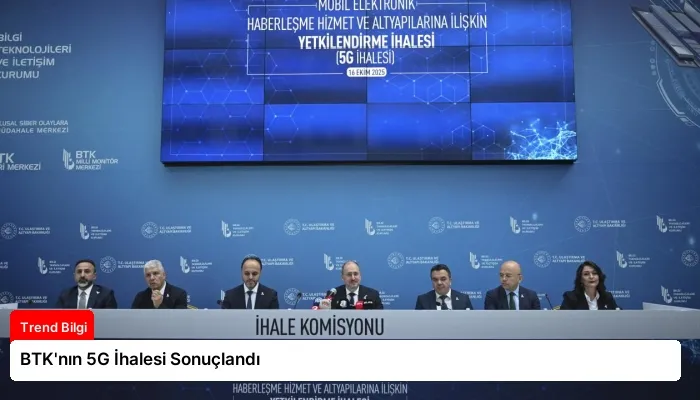 BTK’nın 5G İhalesi Sonuçlandı