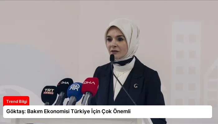 Göktaş: Bakım Ekonomisi Türkiye İçin Çok Önemli