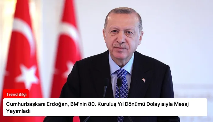 Cumhurbaşkanı Erdoğan, BM’nin 80. Kuruluş Yıl Dönümü Dolayısıyla Mesaj Yayımladı
