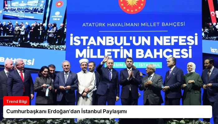 Cumhurbaşkanı Erdoğan’dan İstanbul Paylaşımı