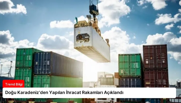 Doğu Karadeniz’den Yapılan İhracat Rakamları Açıklandı