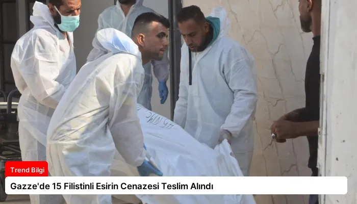 Gazze’de 15 Filistinli Esirin Cenazesi Teslim Alındı