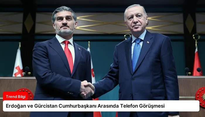 Erdoğan ve Gürcistan Cumhurbaşkanı Arasında Telefon Görüşmesi