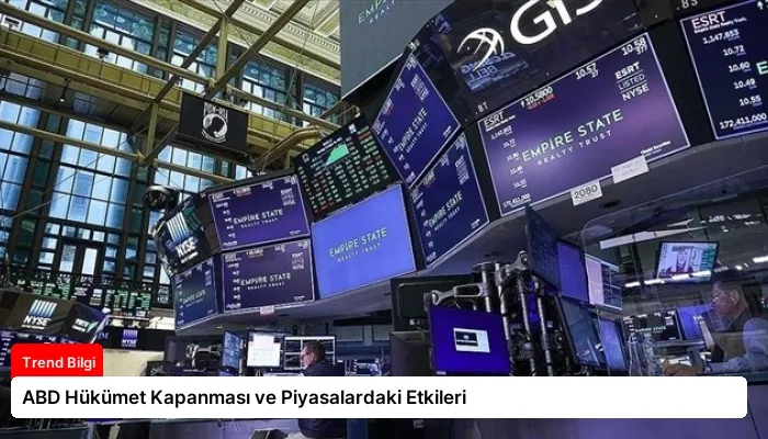 ABD Hükümet Kapanması ve Piyasalardaki Etkileri