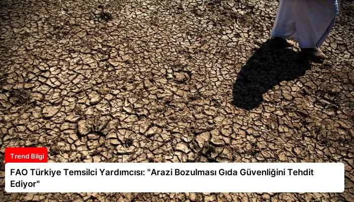 FAO Türkiye Temsilci Yardımcısı: “Arazi Bozulması Gıda Güvenliğini Tehdit Ediyor”