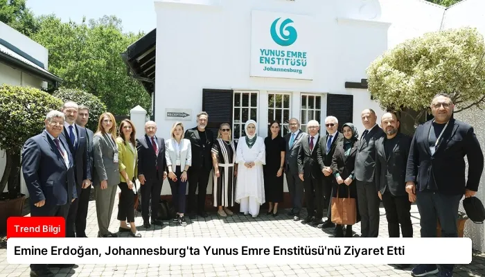 Emine Erdoğan, Johannesburg’ta Yunus Emre Enstitüsü’nü Ziyaret Etti