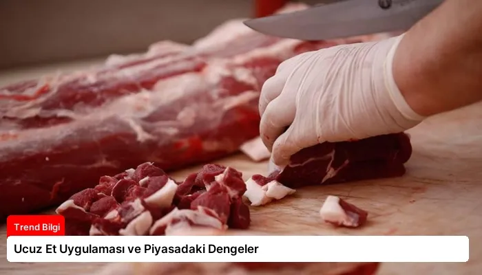 Ucuz Et Uygulaması ve Piyasadaki Dengeler