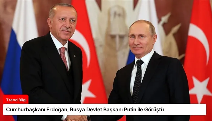 Cumhurbaşkanı Erdoğan, Rusya Devlet Başkanı Putin ile Görüştü