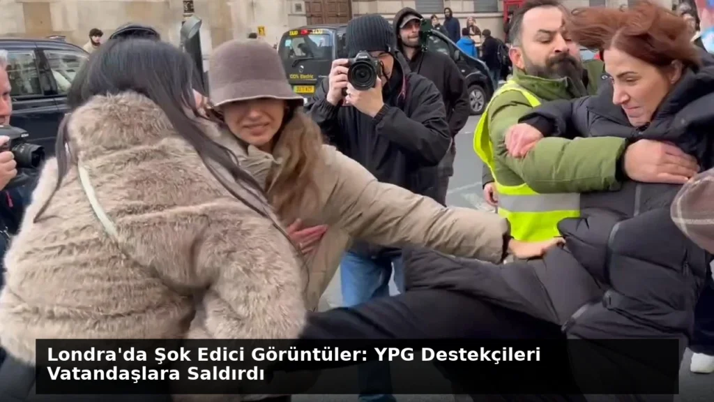 Londra’da Şok Edici Görüntüler: YPG Destekçileri Vatandaşlara Saldırdı