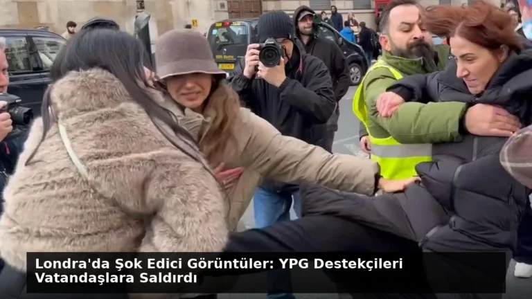 Londra’da Şok Edici Görüntüler: YPG Destekçileri Vatandaşlara Saldırdı