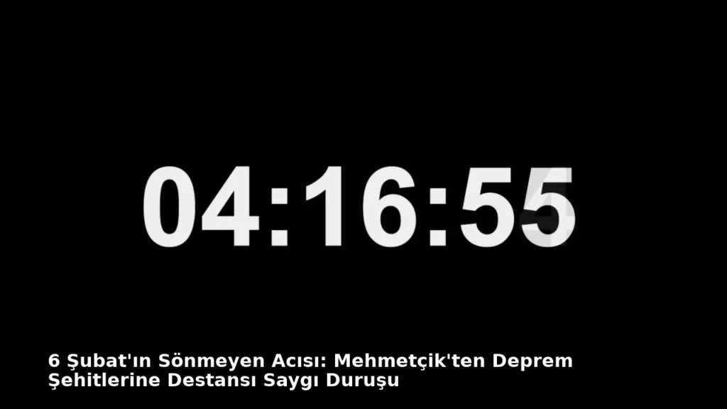6 Şubat’ın Sönmeyen Acısı: Mehmetçik’ten Deprem Şehitlerine Destansı Saygı Duruşu