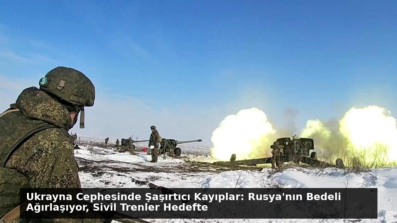 Ukrayna Cephesinde Şaşırtıcı Kayıplar: Rusya’nın Bedeli Ağırlaşıyor, Sivil Trenler Hedefte