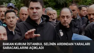 Bakan Kurum İstanbul Selinin Ardından Yaraları Saracaklarını Açıkladı