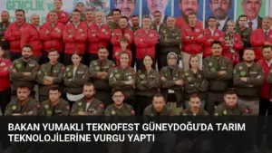 Bakan Yumaklı TEKNOFEST Güneydoğu’da Tarım Teknolojilerine Vurgu Yaptı