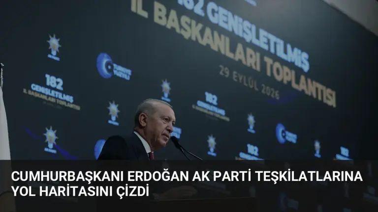 Cumhurbaşkanı Erdoğan AK Parti teşkilatlarına yol haritasını çizdi