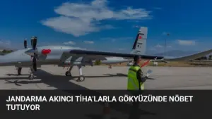 Jandarma AKINCI TİHA’larla Gökyüzünde Nöbet Tutuyor